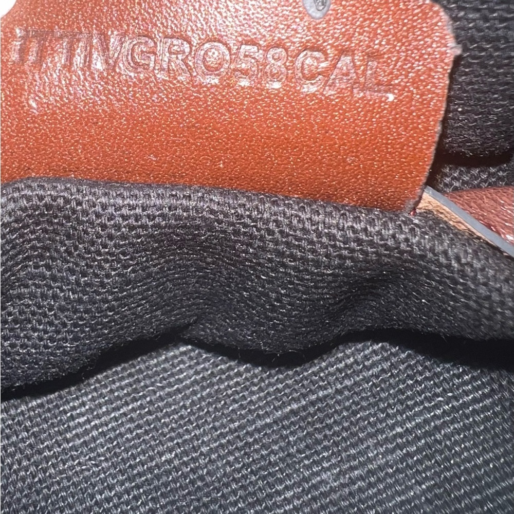 Burberry Brown/Beige House Check Coated Fabric Leather Shoulder Bag - Picture 16 of 16